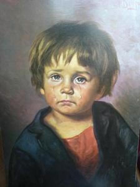 Crying Boy Painting | History Including a Forgotten&nbsp;Artist