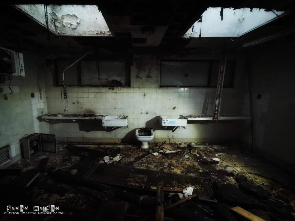 Clayton Hospital Morgue 2020 | Explore and Compare to 2014 | Decaying&nbsp;State